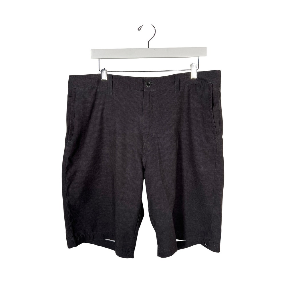 Quiksilver‎ Charcoal Grey Hybrid Board Shorts Stretch Surf Beach Men 37
